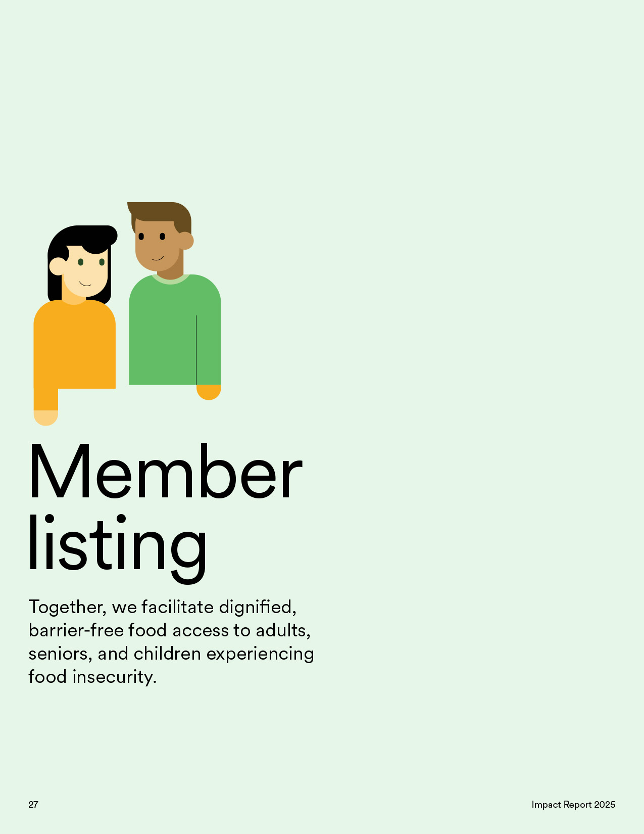 Daily Bread Food Bank 2025 Impact Report – accessible report design by Universe Design Studio