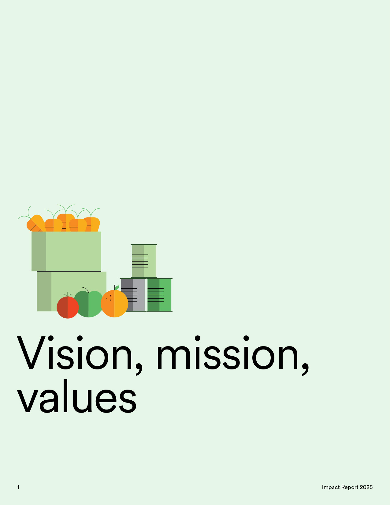 Daily Bread Food Bank 2025 Impact Report – accessible report design by Universe Design Studio