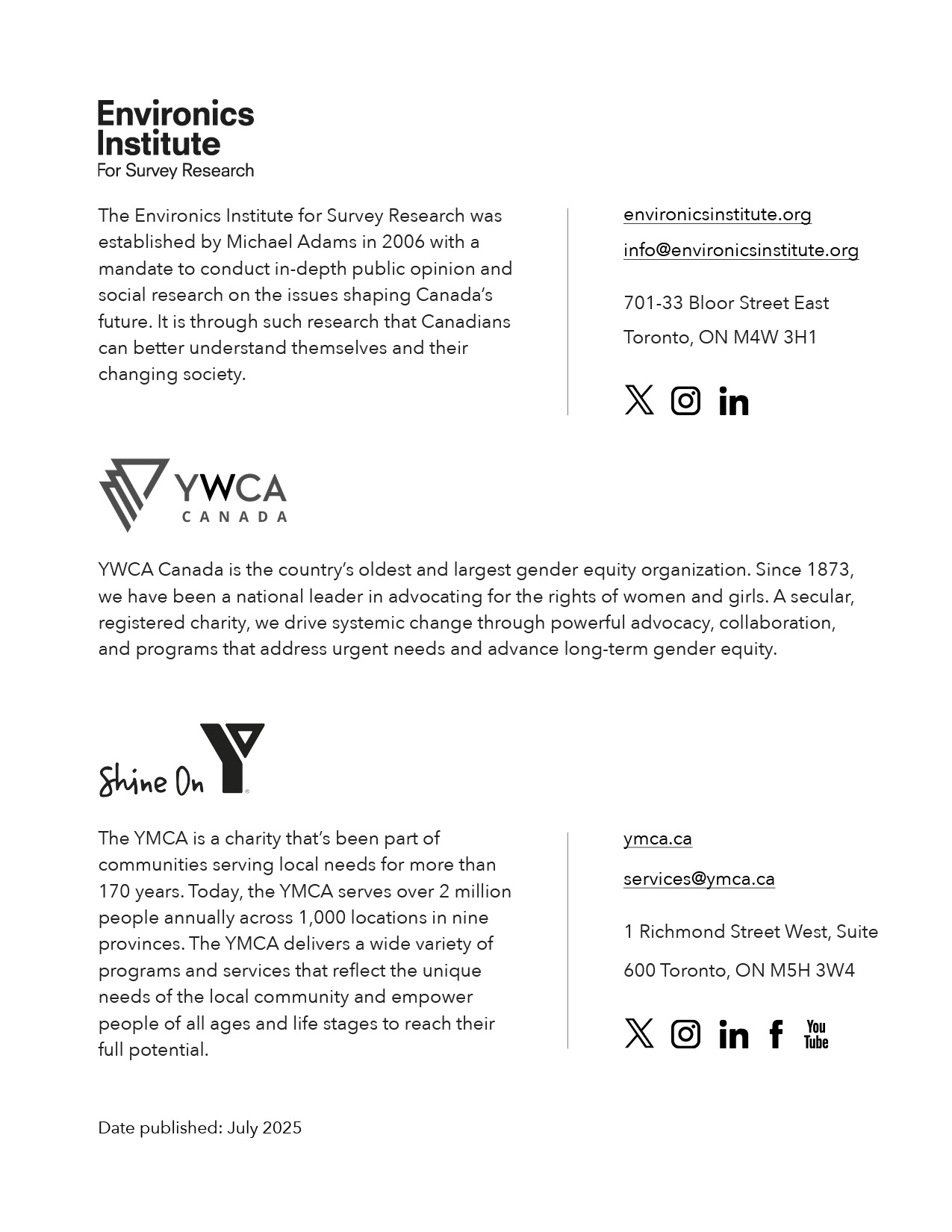 Canadian Child Care Survey Report Design