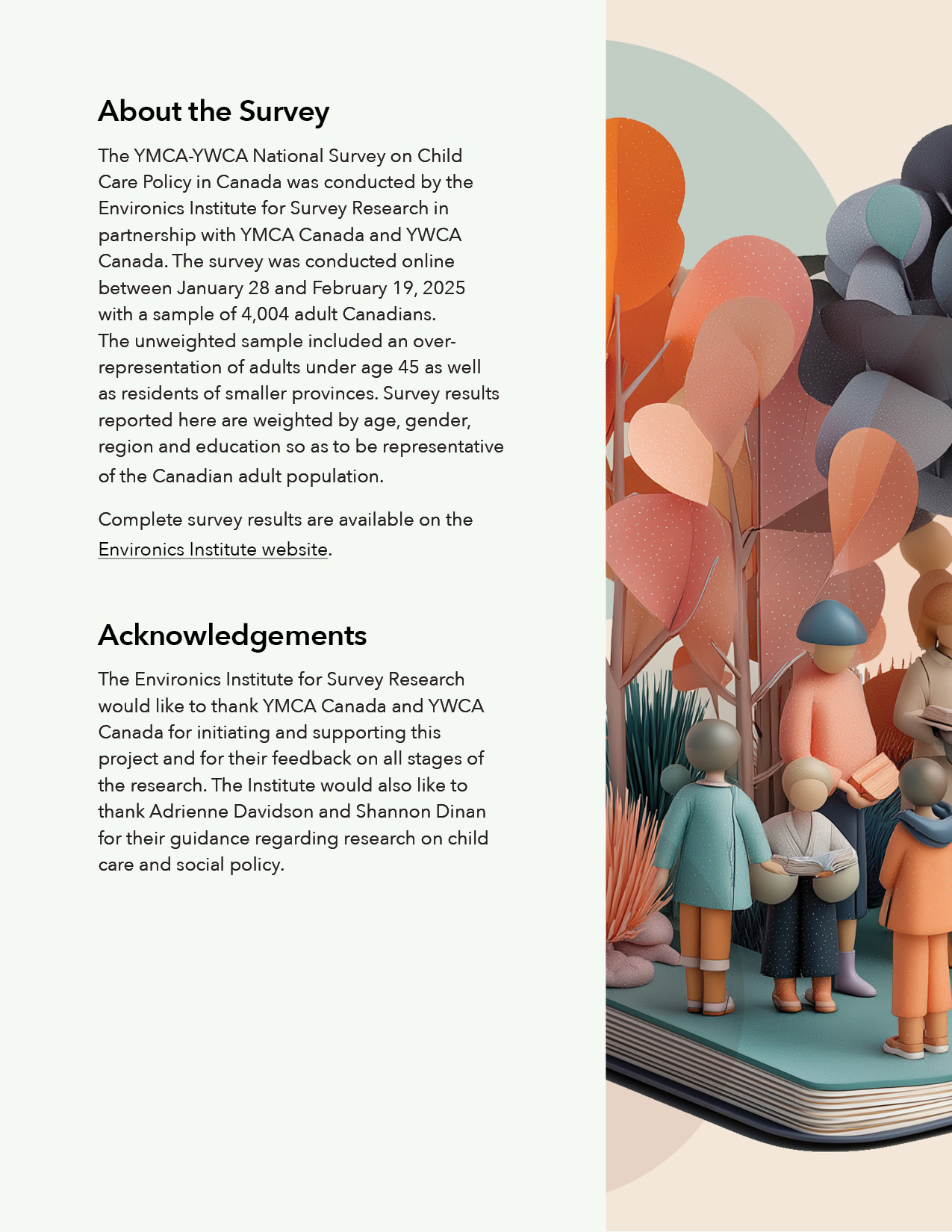 Canadian Child Care Survey Report Design