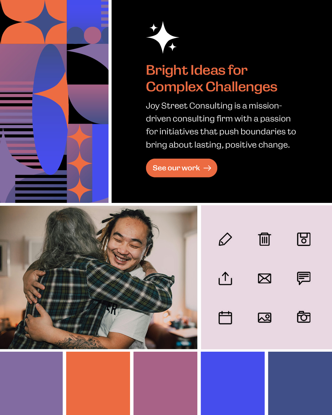 joy street brand design website development non-profit consulting firm