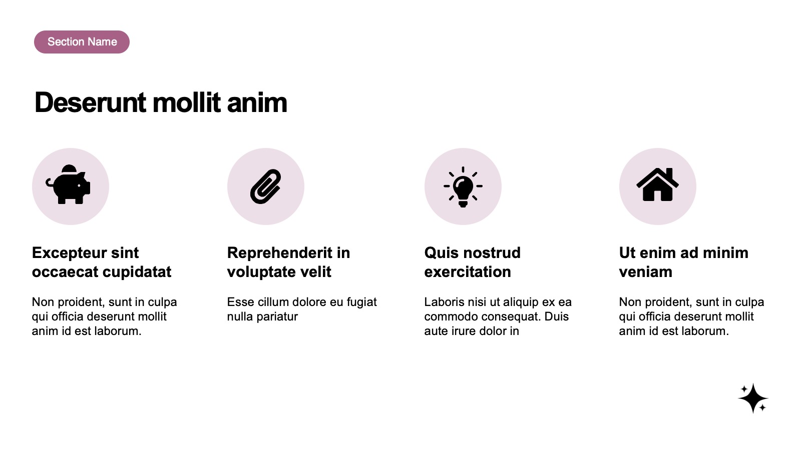 Presentation design for branded, engaging presentations and slide decks.