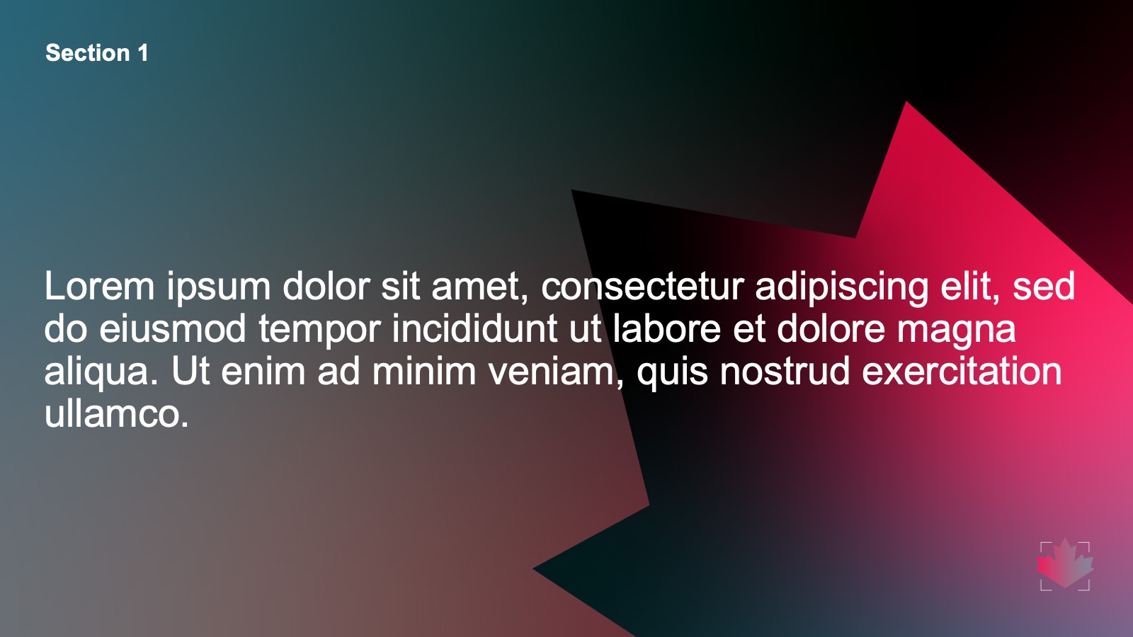 Presentation design for branded, engaging presentations and slide decks.
