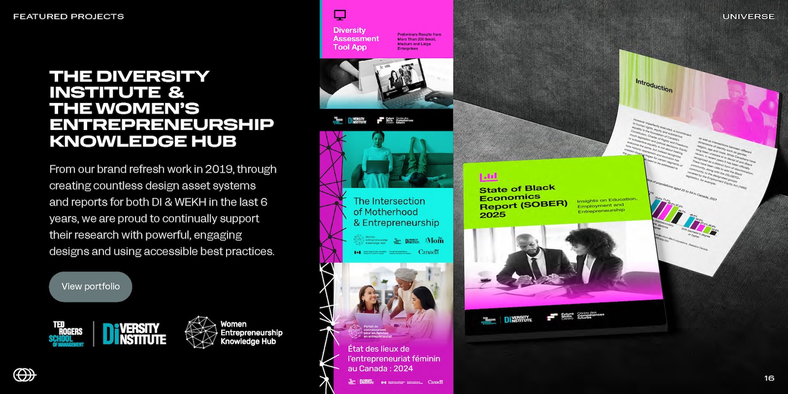Presentation design for branded, engaging presentations and slide decks.