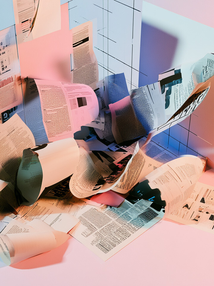 graphic-design-strategy-designer-reviewing-content-and-layout-as-part-of-a-content-led-design-process