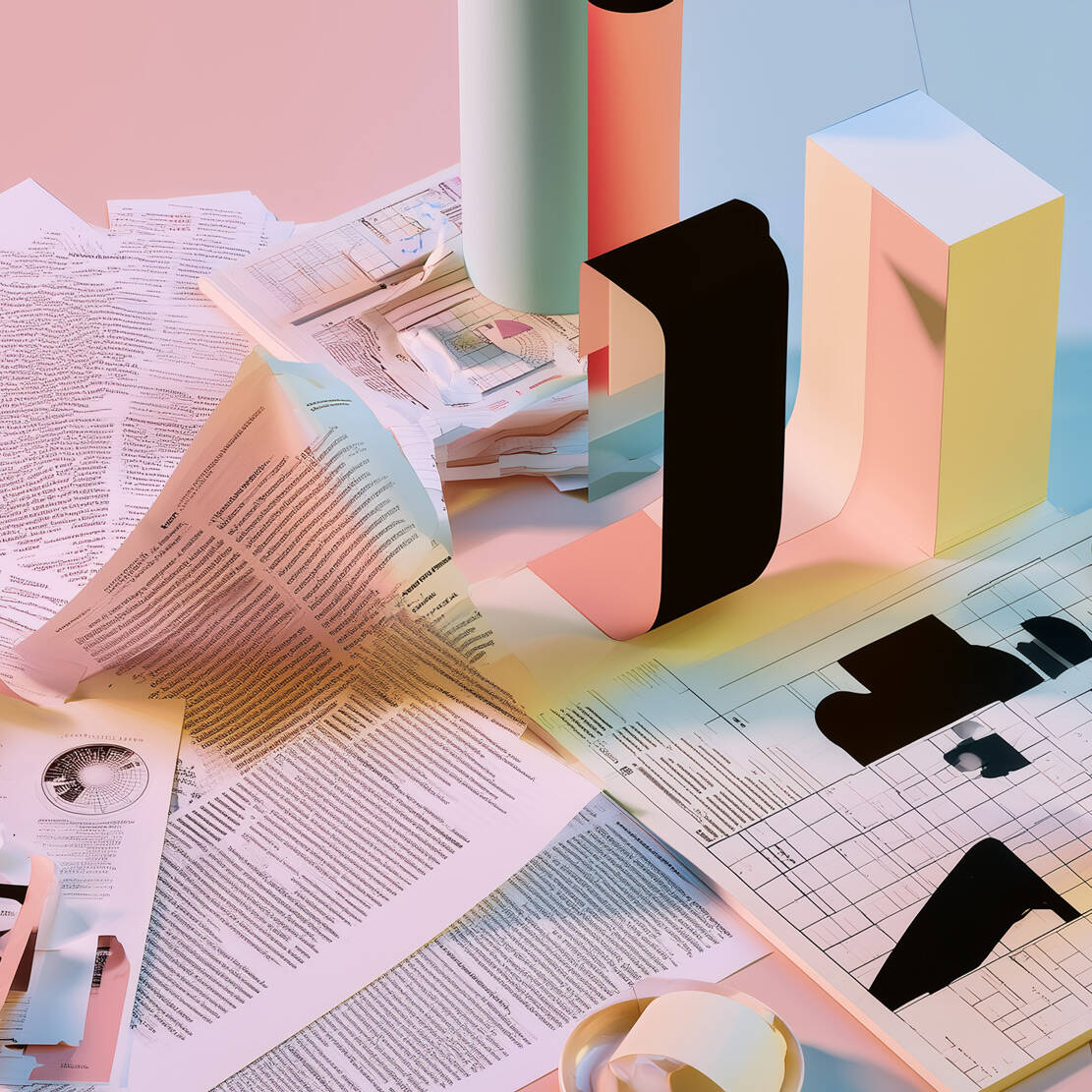 graphic-design-strategy-designer-reviewing-content-and-layout-as-part-of-a-content-led-design-process