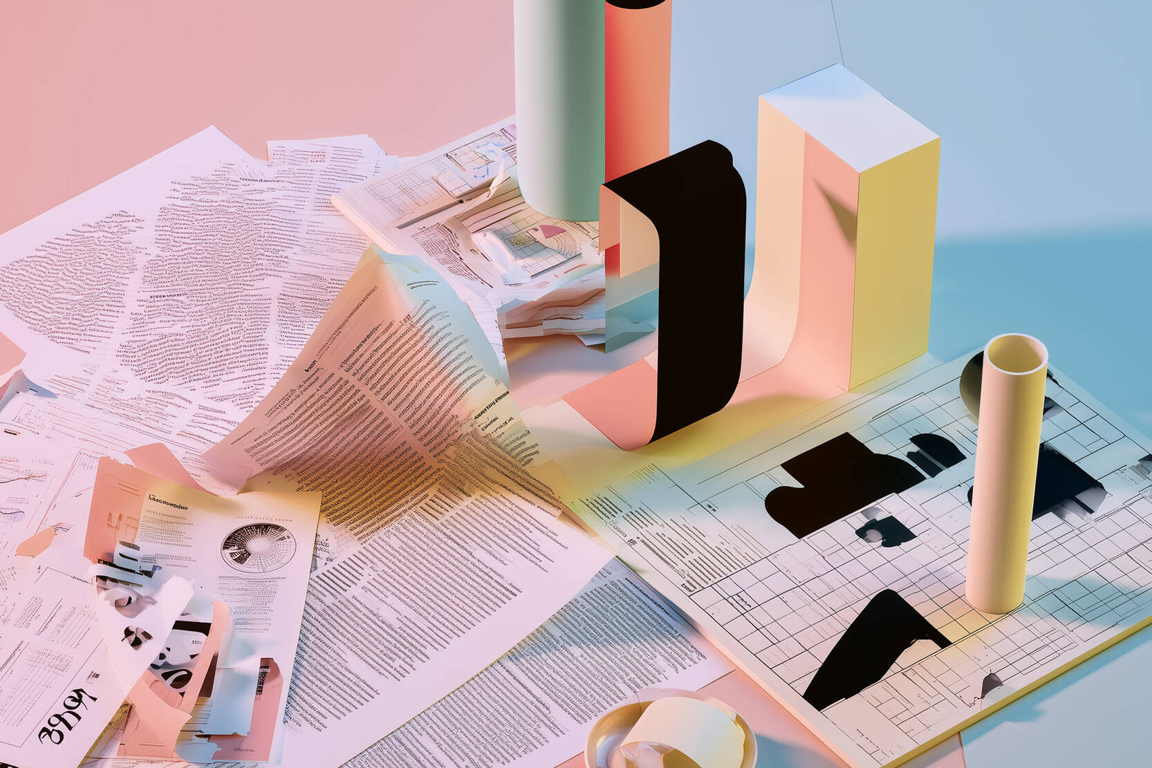 graphic-design-strategy-designer-reviewing-content-and-layout-as-part-of-a-content-led-design-process